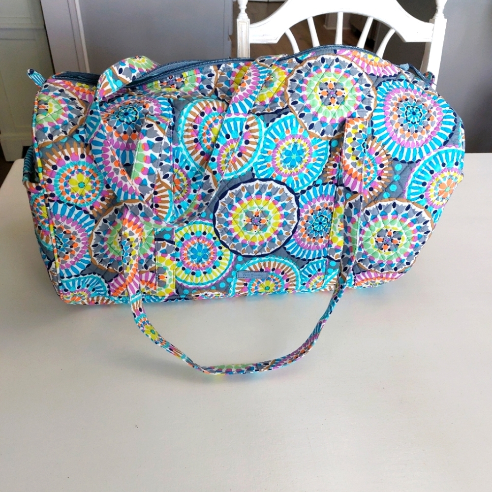 Vera Bradley Colorful Patterned Travel Bag